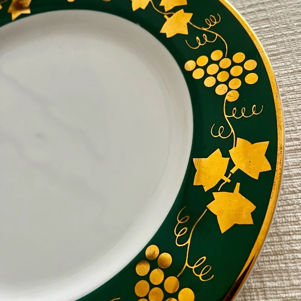 2 Crate & Barrel “Grapes & Leaves”Design 10.25